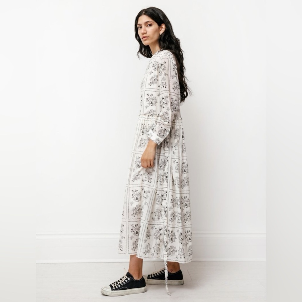 SARA LANZI
Long apron dress wild berry print - Picture 3 of 11